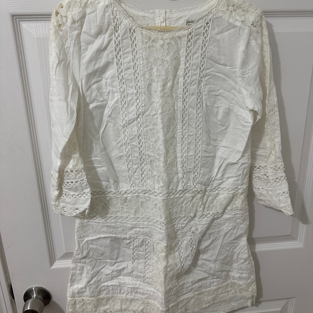Abercrombie & Fitch White Lace Dress